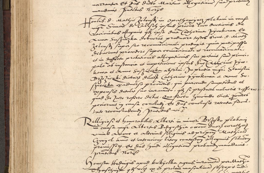 Zdjęcie nr 252 dla obiektu archiwalnego: [Acta actorum vicarialia coram Nicolao Bedlenski]