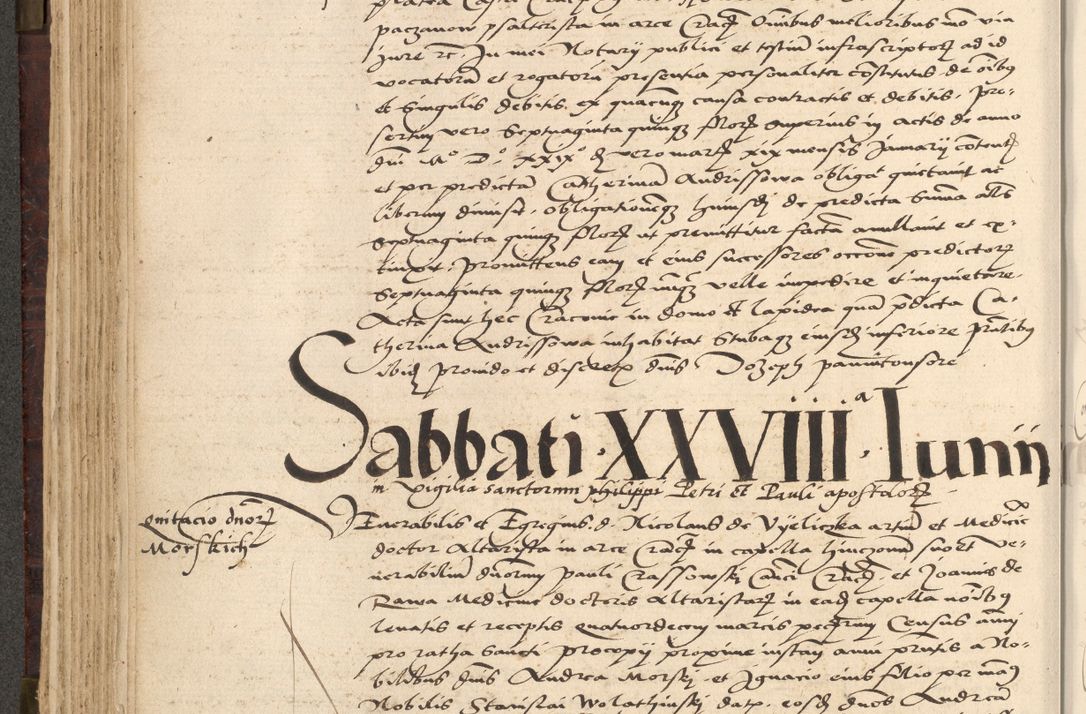 Zdjęcie nr 240 dla obiektu archiwalnego: [Acta actorum vicarialia coram Nicolao Bedlenski]