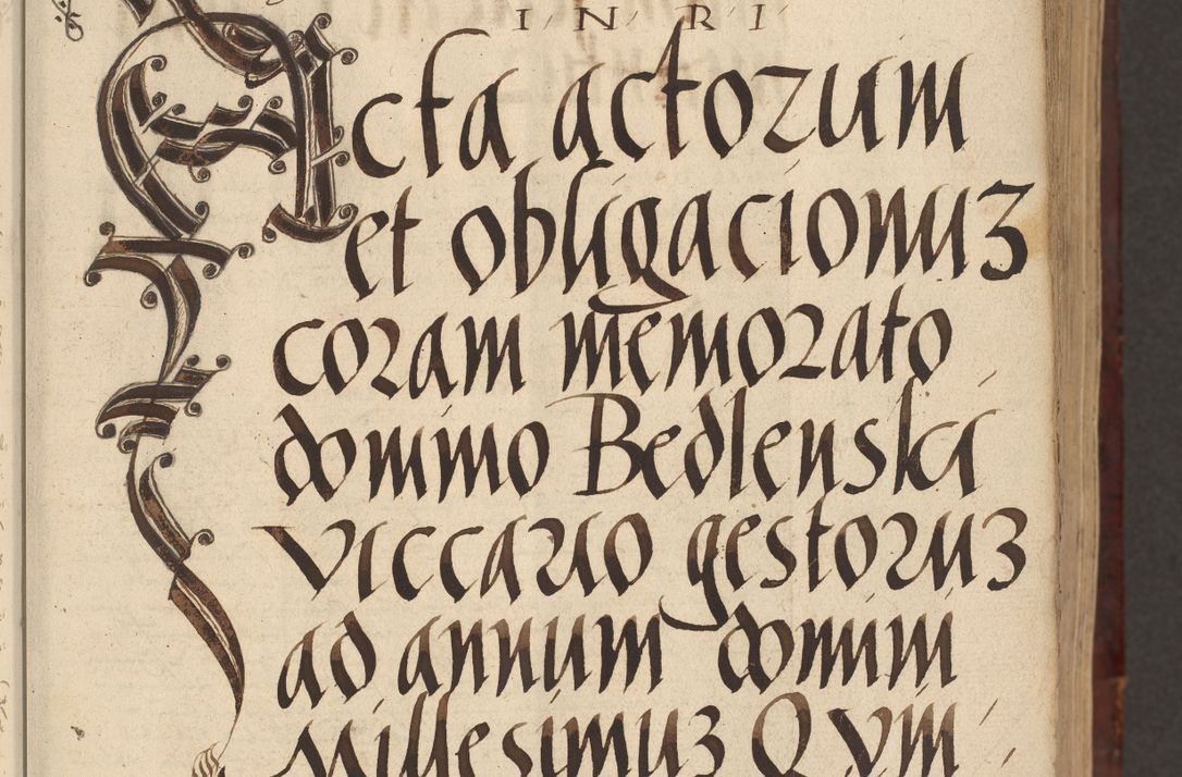 Zdjęcie nr 65 dla obiektu archiwalnego: [Acta actorum vicarialia coram Nicolao Bedlenski]