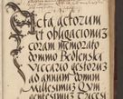 Zdjęcie nr 65 dla obiektu archiwalnego: [Acta actorum vicarialia coram Nicolao Bedlenski]