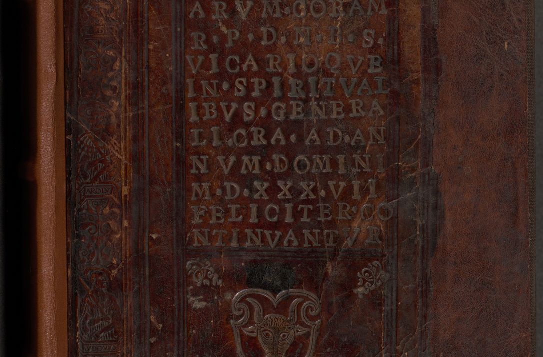 Zdjęcie nr 1 dla obiektu archiwalnego: Acta actorum coram reverendo patre domino Nicolao Bedlenski scholastico vicarioque in spiritualibus gernerali Cracoviensi ad annum Domini millesimum quingentesimum tricesimum septimum, cuius indicio est decima, pontificatus sanctissimi in Christo patris et domini nostri domini Pauli divina providencia papr tercii, anno tercio, feliciter continuantur