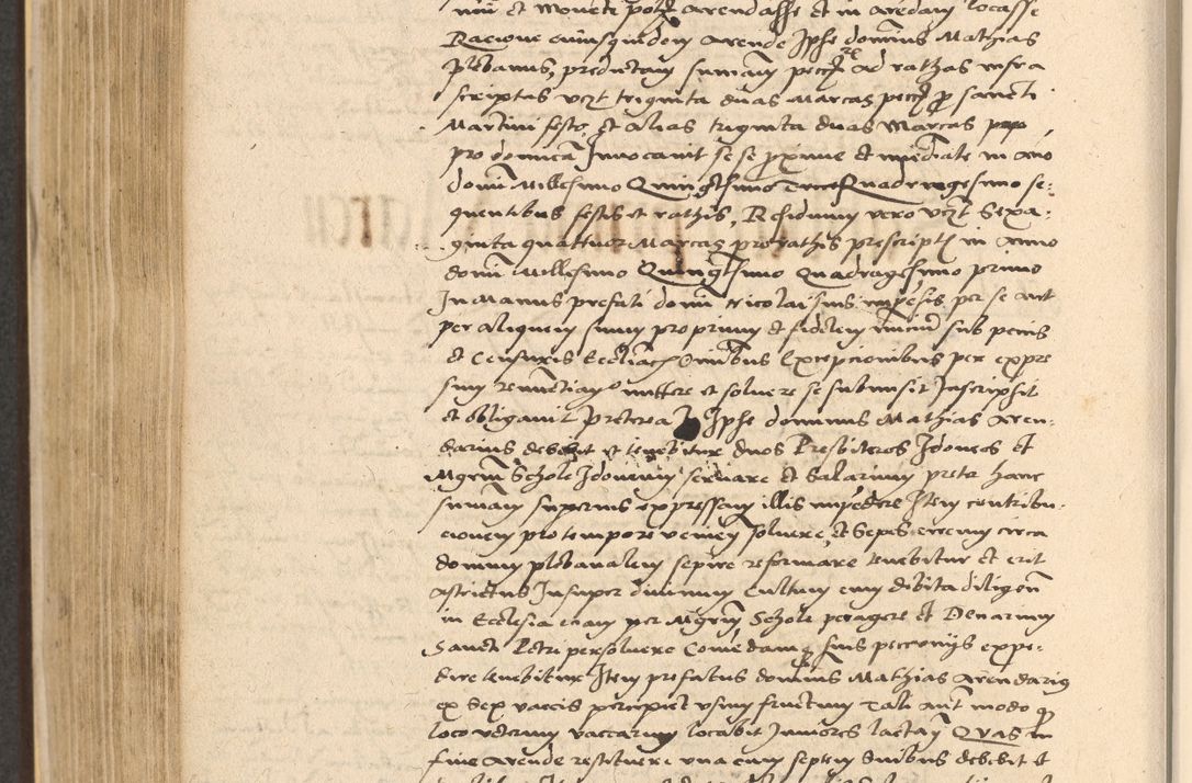 Zdjęcie nr 598 dla obiektu archiwalnego: Acta actorum coram reverendo patre domino Nicolao Bedlenski scholastico vicarioque in spiritualibus gernerali Cracoviensi ad annum Domini millesimum quingentesimum tricesimum septimum, cuius indicio est decima, pontificatus sanctissimi in Christo patris et domini nostri domini Pauli divina providencia papr tercii, anno tercio, feliciter continuantur