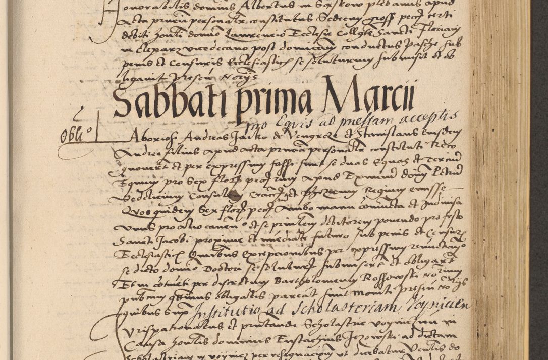Zdjęcie nr 597 dla obiektu archiwalnego: Acta actorum coram reverendo patre domino Nicolao Bedlenski scholastico vicarioque in spiritualibus gernerali Cracoviensi ad annum Domini millesimum quingentesimum tricesimum septimum, cuius indicio est decima, pontificatus sanctissimi in Christo patris et domini nostri domini Pauli divina providencia papr tercii, anno tercio, feliciter continuantur