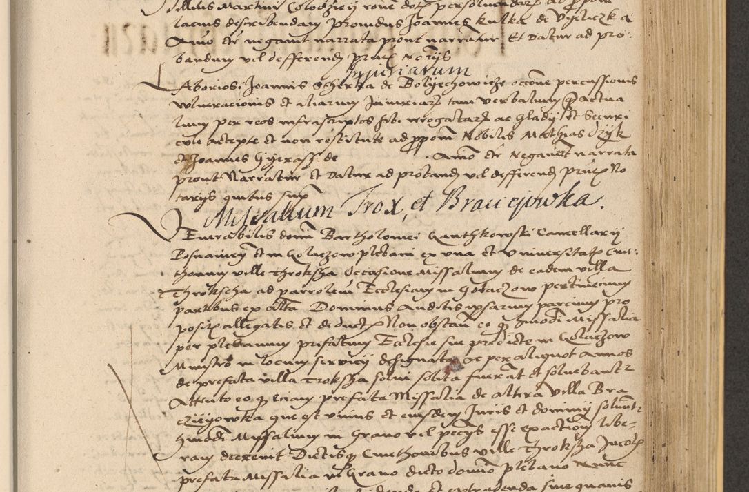 Zdjęcie nr 595 dla obiektu archiwalnego: Acta actorum coram reverendo patre domino Nicolao Bedlenski scholastico vicarioque in spiritualibus gernerali Cracoviensi ad annum Domini millesimum quingentesimum tricesimum septimum, cuius indicio est decima, pontificatus sanctissimi in Christo patris et domini nostri domini Pauli divina providencia papr tercii, anno tercio, feliciter continuantur