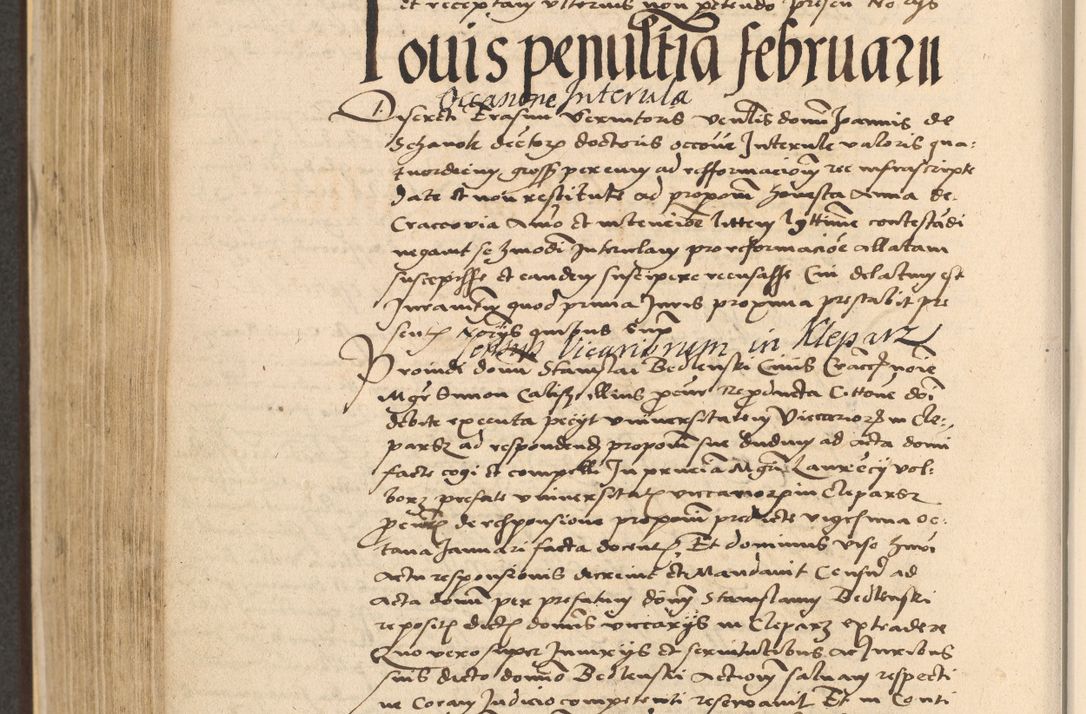 Zdjęcie nr 596 dla obiektu archiwalnego: Acta actorum coram reverendo patre domino Nicolao Bedlenski scholastico vicarioque in spiritualibus gernerali Cracoviensi ad annum Domini millesimum quingentesimum tricesimum septimum, cuius indicio est decima, pontificatus sanctissimi in Christo patris et domini nostri domini Pauli divina providencia papr tercii, anno tercio, feliciter continuantur