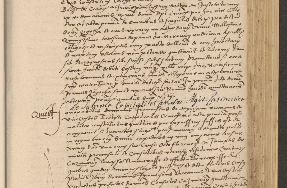 Zdjęcie nr 591 dla obiektu archiwalnego: Acta actorum coram reverendo patre domino Nicolao Bedlenski scholastico vicarioque in spiritualibus gernerali Cracoviensi ad annum Domini millesimum quingentesimum tricesimum septimum, cuius indicio est decima, pontificatus sanctissimi in Christo patris et domini nostri domini Pauli divina providencia papr tercii, anno tercio, feliciter continuantur