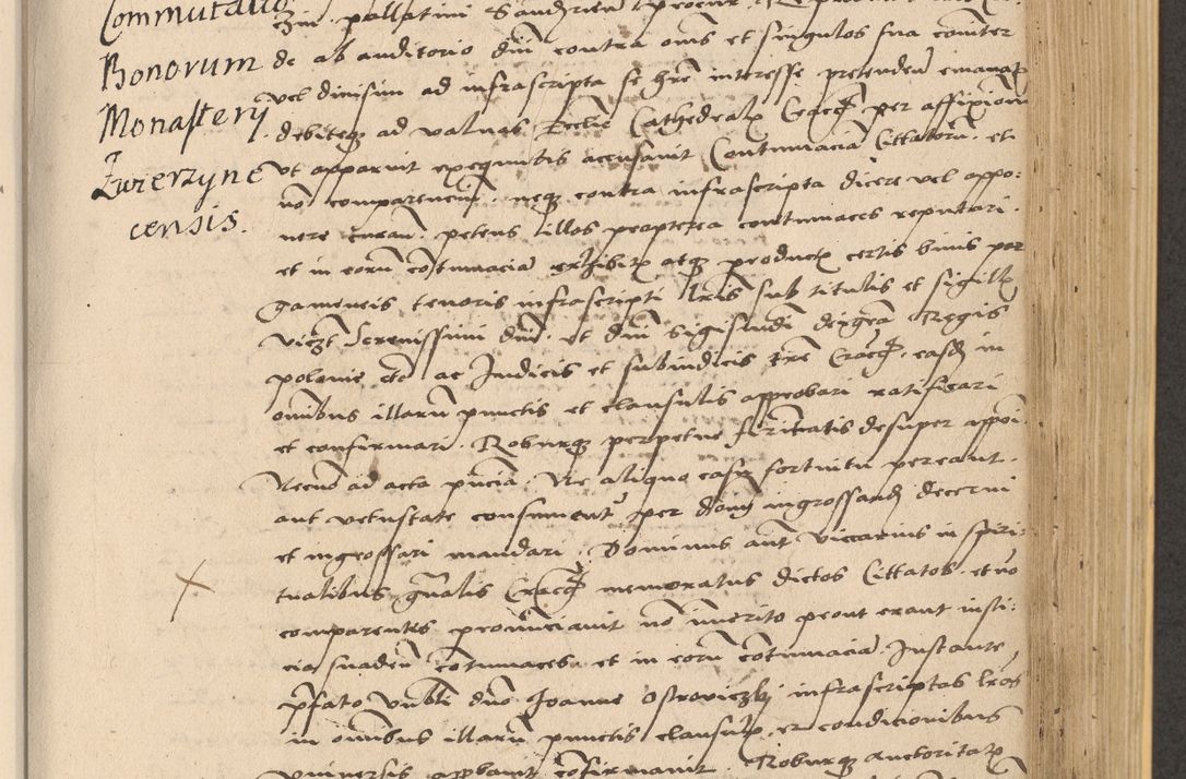 Zdjęcie nr 581 dla obiektu archiwalnego: Acta actorum coram reverendo patre domino Nicolao Bedlenski scholastico vicarioque in spiritualibus gernerali Cracoviensi ad annum Domini millesimum quingentesimum tricesimum septimum, cuius indicio est decima, pontificatus sanctissimi in Christo patris et domini nostri domini Pauli divina providencia papr tercii, anno tercio, feliciter continuantur