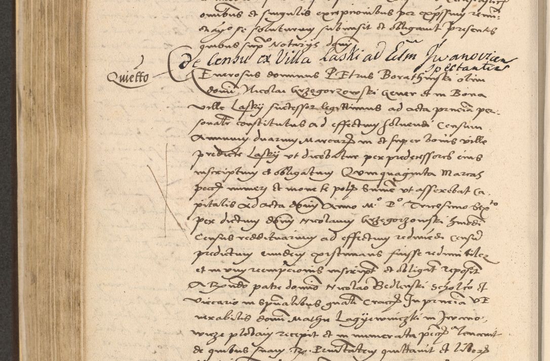 Zdjęcie nr 578 dla obiektu archiwalnego: Acta actorum coram reverendo patre domino Nicolao Bedlenski scholastico vicarioque in spiritualibus gernerali Cracoviensi ad annum Domini millesimum quingentesimum tricesimum septimum, cuius indicio est decima, pontificatus sanctissimi in Christo patris et domini nostri domini Pauli divina providencia papr tercii, anno tercio, feliciter continuantur