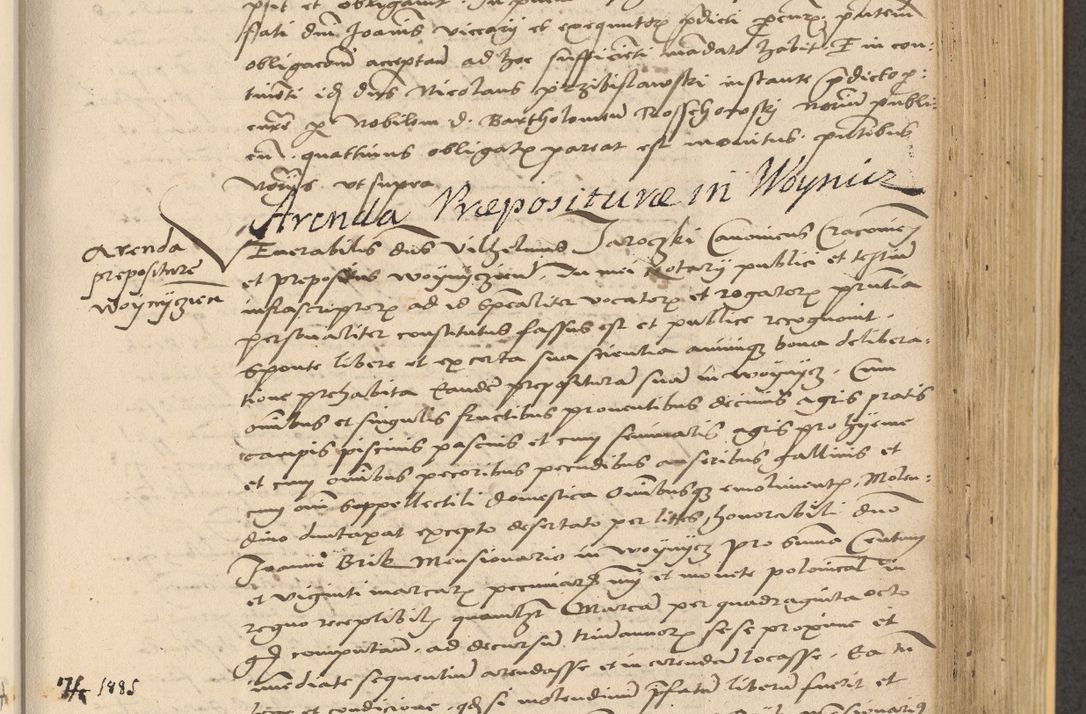 Zdjęcie nr 575 dla obiektu archiwalnego: Acta actorum coram reverendo patre domino Nicolao Bedlenski scholastico vicarioque in spiritualibus gernerali Cracoviensi ad annum Domini millesimum quingentesimum tricesimum septimum, cuius indicio est decima, pontificatus sanctissimi in Christo patris et domini nostri domini Pauli divina providencia papr tercii, anno tercio, feliciter continuantur
