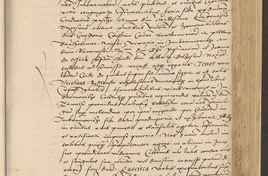 Zdjęcie nr 573 dla obiektu archiwalnego: Acta actorum coram reverendo patre domino Nicolao Bedlenski scholastico vicarioque in spiritualibus gernerali Cracoviensi ad annum Domini millesimum quingentesimum tricesimum septimum, cuius indicio est decima, pontificatus sanctissimi in Christo patris et domini nostri domini Pauli divina providencia papr tercii, anno tercio, feliciter continuantur