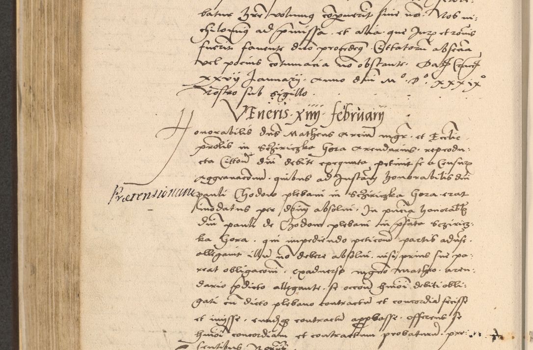 Zdjęcie nr 574 dla obiektu archiwalnego: Acta actorum coram reverendo patre domino Nicolao Bedlenski scholastico vicarioque in spiritualibus gernerali Cracoviensi ad annum Domini millesimum quingentesimum tricesimum septimum, cuius indicio est decima, pontificatus sanctissimi in Christo patris et domini nostri domini Pauli divina providencia papr tercii, anno tercio, feliciter continuantur