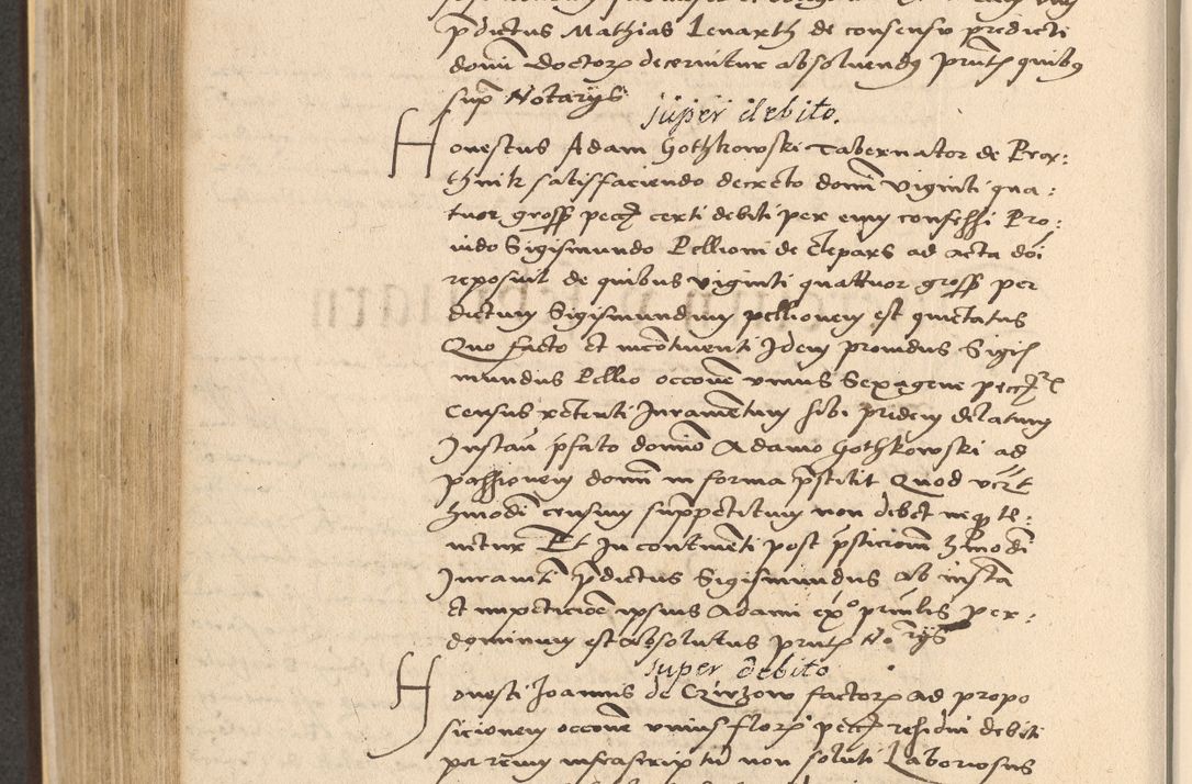 Zdjęcie nr 564 dla obiektu archiwalnego: Acta actorum coram reverendo patre domino Nicolao Bedlenski scholastico vicarioque in spiritualibus gernerali Cracoviensi ad annum Domini millesimum quingentesimum tricesimum septimum, cuius indicio est decima, pontificatus sanctissimi in Christo patris et domini nostri domini Pauli divina providencia papr tercii, anno tercio, feliciter continuantur