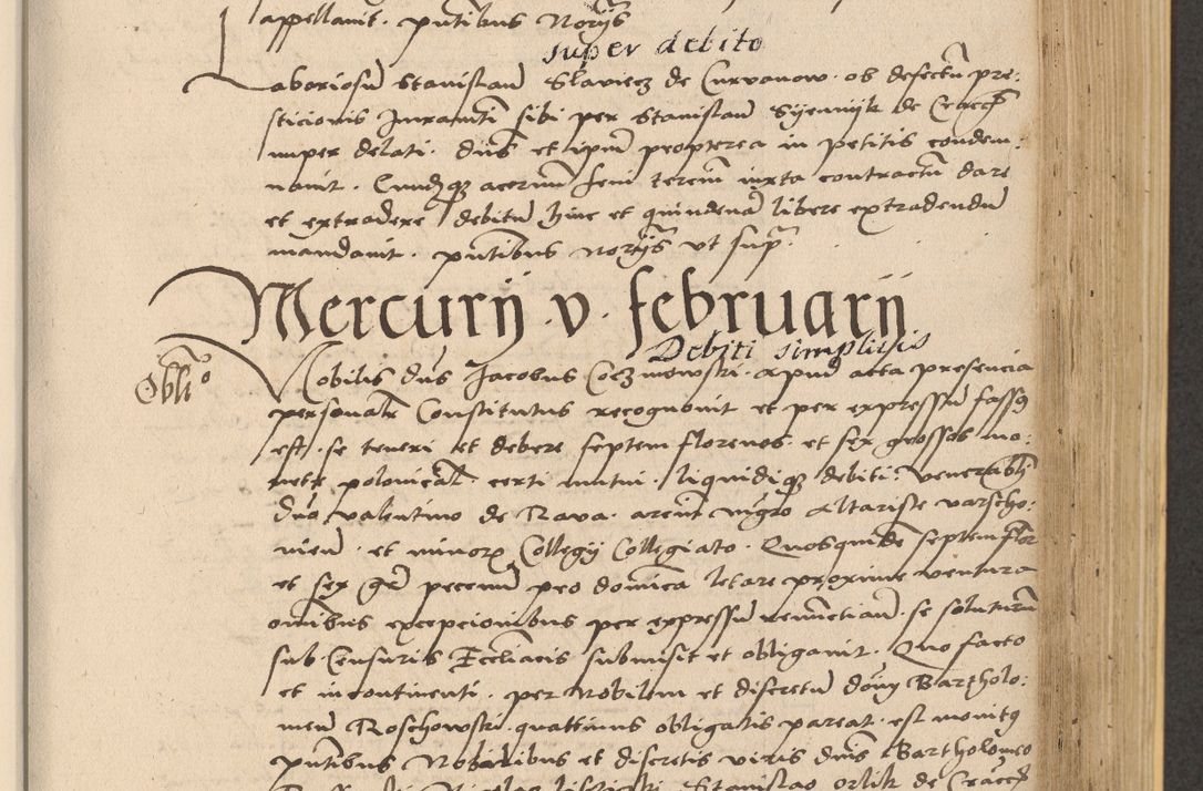 Zdjęcie nr 563 dla obiektu archiwalnego: Acta actorum coram reverendo patre domino Nicolao Bedlenski scholastico vicarioque in spiritualibus gernerali Cracoviensi ad annum Domini millesimum quingentesimum tricesimum septimum, cuius indicio est decima, pontificatus sanctissimi in Christo patris et domini nostri domini Pauli divina providencia papr tercii, anno tercio, feliciter continuantur