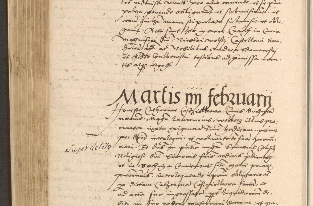Zdjęcie nr 562 dla obiektu archiwalnego: Acta actorum coram reverendo patre domino Nicolao Bedlenski scholastico vicarioque in spiritualibus gernerali Cracoviensi ad annum Domini millesimum quingentesimum tricesimum septimum, cuius indicio est decima, pontificatus sanctissimi in Christo patris et domini nostri domini Pauli divina providencia papr tercii, anno tercio, feliciter continuantur