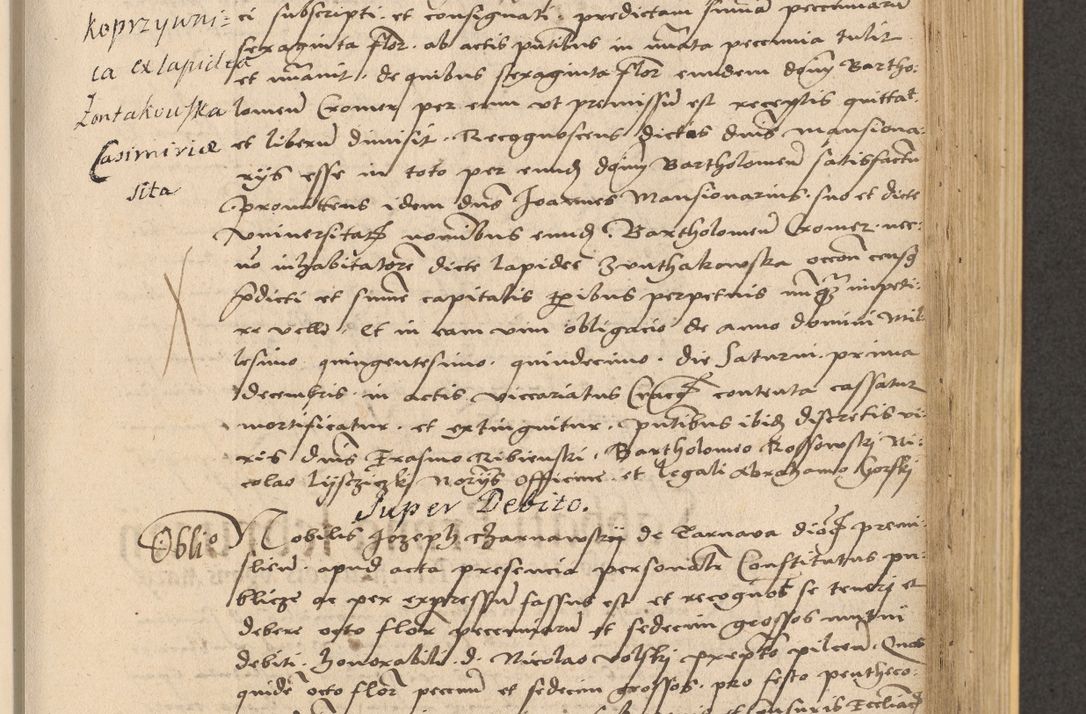 Zdjęcie nr 559 dla obiektu archiwalnego: Acta actorum coram reverendo patre domino Nicolao Bedlenski scholastico vicarioque in spiritualibus gernerali Cracoviensi ad annum Domini millesimum quingentesimum tricesimum septimum, cuius indicio est decima, pontificatus sanctissimi in Christo patris et domini nostri domini Pauli divina providencia papr tercii, anno tercio, feliciter continuantur