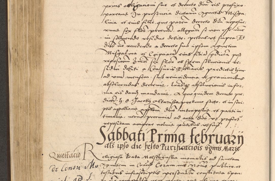 Zdjęcie nr 560 dla obiektu archiwalnego: Acta actorum coram reverendo patre domino Nicolao Bedlenski scholastico vicarioque in spiritualibus gernerali Cracoviensi ad annum Domini millesimum quingentesimum tricesimum septimum, cuius indicio est decima, pontificatus sanctissimi in Christo patris et domini nostri domini Pauli divina providencia papr tercii, anno tercio, feliciter continuantur