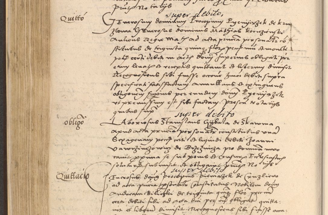 Zdjęcie nr 554 dla obiektu archiwalnego: Acta actorum coram reverendo patre domino Nicolao Bedlenski scholastico vicarioque in spiritualibus gernerali Cracoviensi ad annum Domini millesimum quingentesimum tricesimum septimum, cuius indicio est decima, pontificatus sanctissimi in Christo patris et domini nostri domini Pauli divina providencia papr tercii, anno tercio, feliciter continuantur