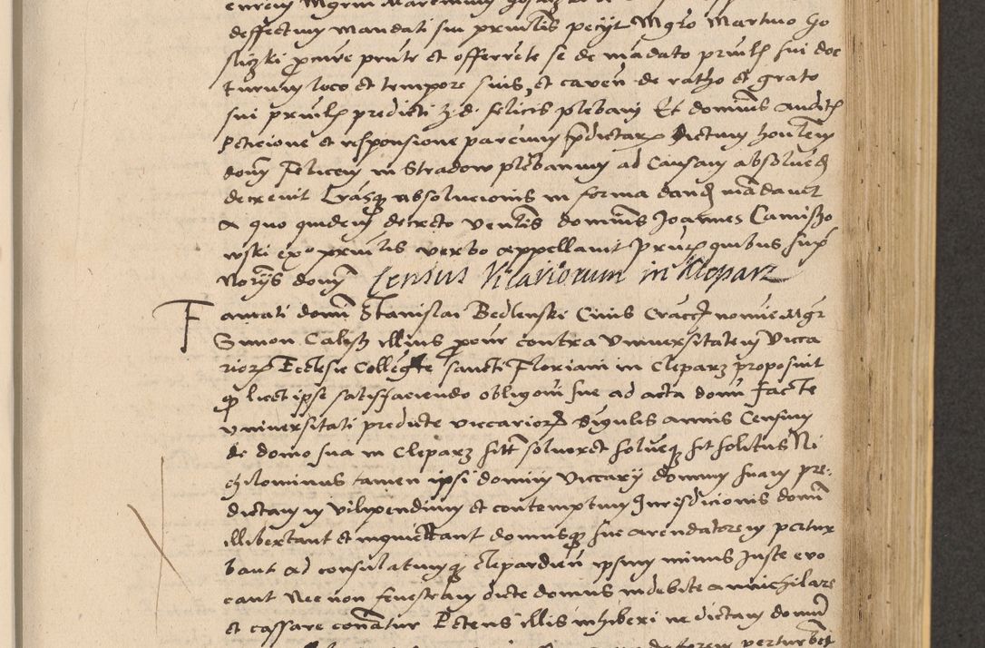 Zdjęcie nr 545 dla obiektu archiwalnego: Acta actorum coram reverendo patre domino Nicolao Bedlenski scholastico vicarioque in spiritualibus gernerali Cracoviensi ad annum Domini millesimum quingentesimum tricesimum septimum, cuius indicio est decima, pontificatus sanctissimi in Christo patris et domini nostri domini Pauli divina providencia papr tercii, anno tercio, feliciter continuantur