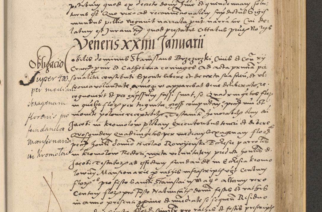 Zdjęcie nr 543 dla obiektu archiwalnego: Acta actorum coram reverendo patre domino Nicolao Bedlenski scholastico vicarioque in spiritualibus gernerali Cracoviensi ad annum Domini millesimum quingentesimum tricesimum septimum, cuius indicio est decima, pontificatus sanctissimi in Christo patris et domini nostri domini Pauli divina providencia papr tercii, anno tercio, feliciter continuantur