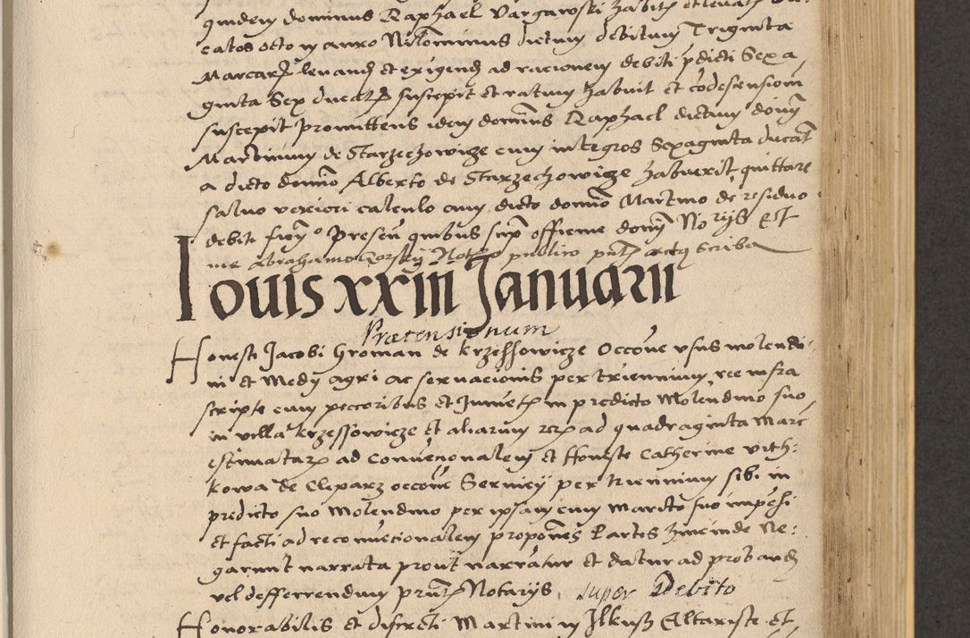 Zdjęcie nr 541 dla obiektu archiwalnego: Acta actorum coram reverendo patre domino Nicolao Bedlenski scholastico vicarioque in spiritualibus gernerali Cracoviensi ad annum Domini millesimum quingentesimum tricesimum septimum, cuius indicio est decima, pontificatus sanctissimi in Christo patris et domini nostri domini Pauli divina providencia papr tercii, anno tercio, feliciter continuantur