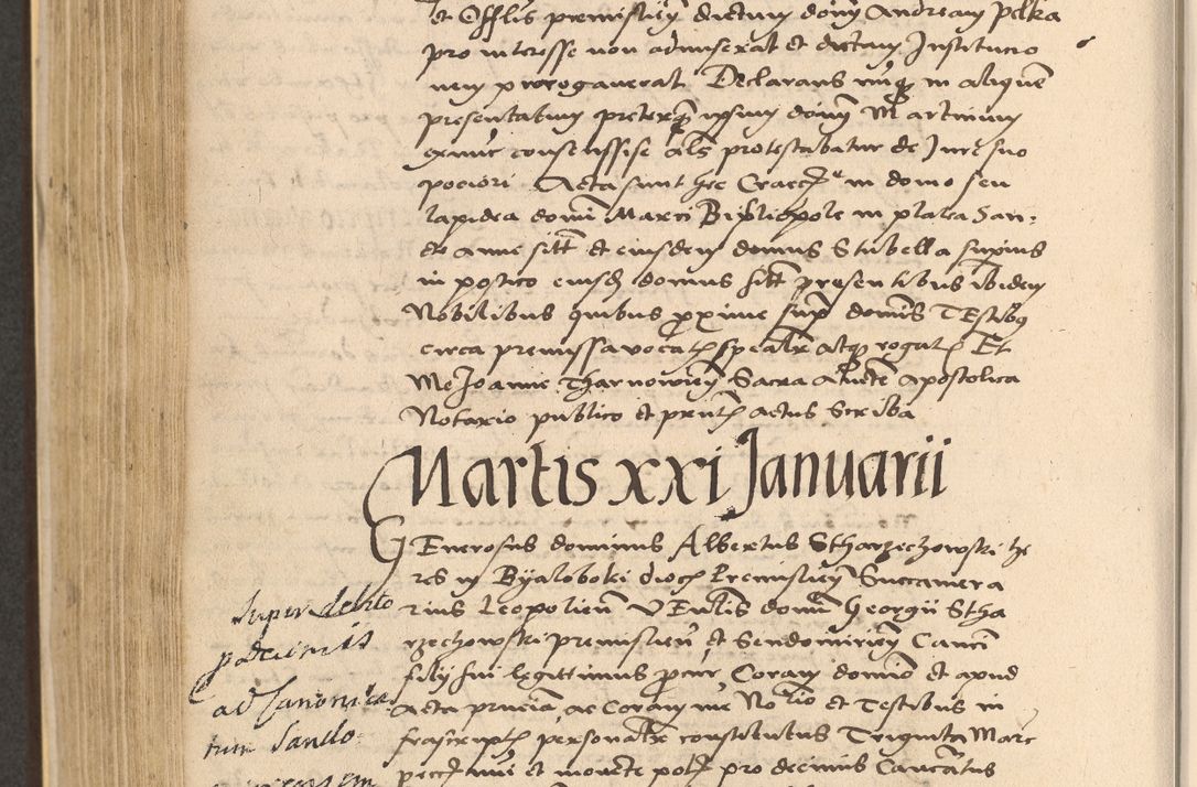 Zdjęcie nr 540 dla obiektu archiwalnego: Acta actorum coram reverendo patre domino Nicolao Bedlenski scholastico vicarioque in spiritualibus gernerali Cracoviensi ad annum Domini millesimum quingentesimum tricesimum septimum, cuius indicio est decima, pontificatus sanctissimi in Christo patris et domini nostri domini Pauli divina providencia papr tercii, anno tercio, feliciter continuantur