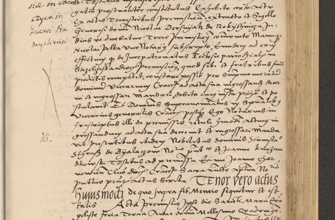 Zdjęcie nr 537 dla obiektu archiwalnego: Acta actorum coram reverendo patre domino Nicolao Bedlenski scholastico vicarioque in spiritualibus gernerali Cracoviensi ad annum Domini millesimum quingentesimum tricesimum septimum, cuius indicio est decima, pontificatus sanctissimi in Christo patris et domini nostri domini Pauli divina providencia papr tercii, anno tercio, feliciter continuantur