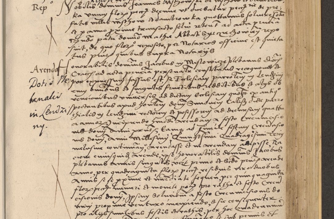 Zdjęcie nr 525 dla obiektu archiwalnego: Acta actorum coram reverendo patre domino Nicolao Bedlenski scholastico vicarioque in spiritualibus gernerali Cracoviensi ad annum Domini millesimum quingentesimum tricesimum septimum, cuius indicio est decima, pontificatus sanctissimi in Christo patris et domini nostri domini Pauli divina providencia papr tercii, anno tercio, feliciter continuantur