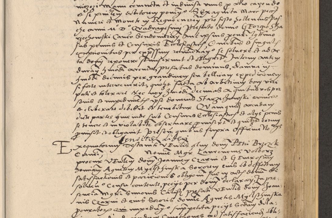 Zdjęcie nr 527 dla obiektu archiwalnego: Acta actorum coram reverendo patre domino Nicolao Bedlenski scholastico vicarioque in spiritualibus gernerali Cracoviensi ad annum Domini millesimum quingentesimum tricesimum septimum, cuius indicio est decima, pontificatus sanctissimi in Christo patris et domini nostri domini Pauli divina providencia papr tercii, anno tercio, feliciter continuantur
