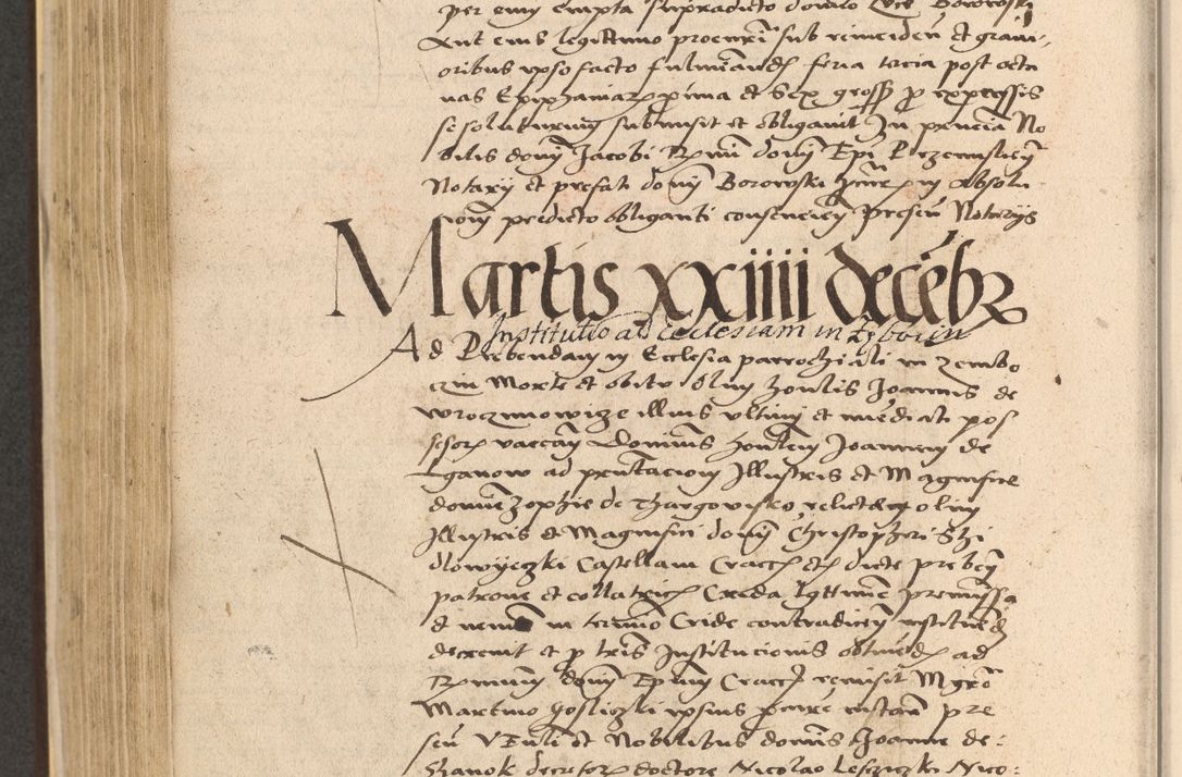 Zdjęcie nr 522 dla obiektu archiwalnego: Acta actorum coram reverendo patre domino Nicolao Bedlenski scholastico vicarioque in spiritualibus gernerali Cracoviensi ad annum Domini millesimum quingentesimum tricesimum septimum, cuius indicio est decima, pontificatus sanctissimi in Christo patris et domini nostri domini Pauli divina providencia papr tercii, anno tercio, feliciter continuantur