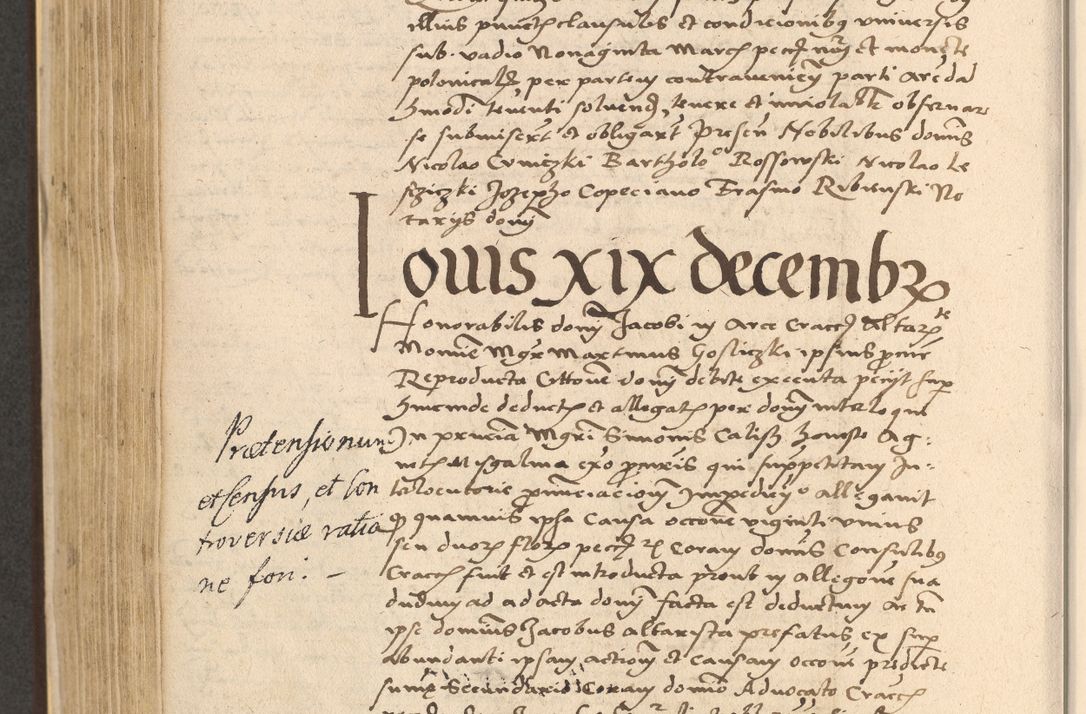 Zdjęcie nr 518 dla obiektu archiwalnego: Acta actorum coram reverendo patre domino Nicolao Bedlenski scholastico vicarioque in spiritualibus gernerali Cracoviensi ad annum Domini millesimum quingentesimum tricesimum septimum, cuius indicio est decima, pontificatus sanctissimi in Christo patris et domini nostri domini Pauli divina providencia papr tercii, anno tercio, feliciter continuantur
