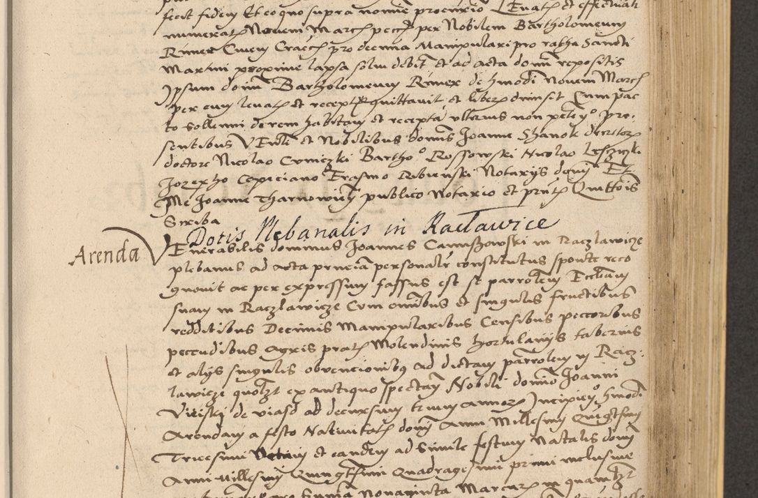 Zdjęcie nr 517 dla obiektu archiwalnego: Acta actorum coram reverendo patre domino Nicolao Bedlenski scholastico vicarioque in spiritualibus gernerali Cracoviensi ad annum Domini millesimum quingentesimum tricesimum septimum, cuius indicio est decima, pontificatus sanctissimi in Christo patris et domini nostri domini Pauli divina providencia papr tercii, anno tercio, feliciter continuantur