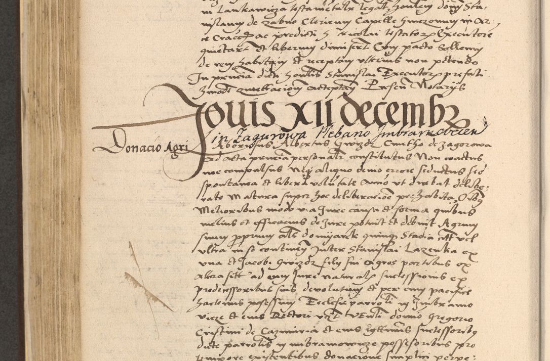 Zdjęcie nr 514 dla obiektu archiwalnego: Acta actorum coram reverendo patre domino Nicolao Bedlenski scholastico vicarioque in spiritualibus gernerali Cracoviensi ad annum Domini millesimum quingentesimum tricesimum septimum, cuius indicio est decima, pontificatus sanctissimi in Christo patris et domini nostri domini Pauli divina providencia papr tercii, anno tercio, feliciter continuantur