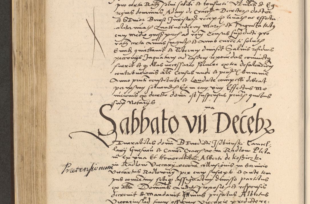 Zdjęcie nr 510 dla obiektu archiwalnego: Acta actorum coram reverendo patre domino Nicolao Bedlenski scholastico vicarioque in spiritualibus gernerali Cracoviensi ad annum Domini millesimum quingentesimum tricesimum septimum, cuius indicio est decima, pontificatus sanctissimi in Christo patris et domini nostri domini Pauli divina providencia papr tercii, anno tercio, feliciter continuantur