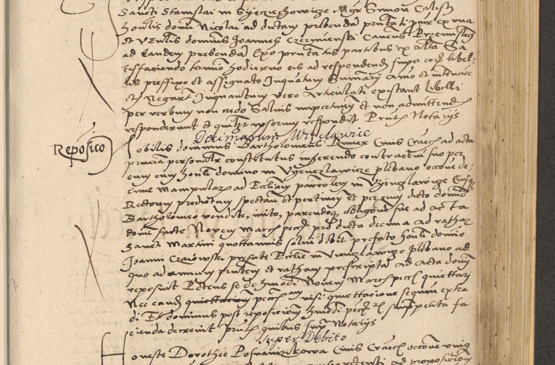 Zdjęcie nr 509 dla obiektu archiwalnego: Acta actorum coram reverendo patre domino Nicolao Bedlenski scholastico vicarioque in spiritualibus gernerali Cracoviensi ad annum Domini millesimum quingentesimum tricesimum septimum, cuius indicio est decima, pontificatus sanctissimi in Christo patris et domini nostri domini Pauli divina providencia papr tercii, anno tercio, feliciter continuantur