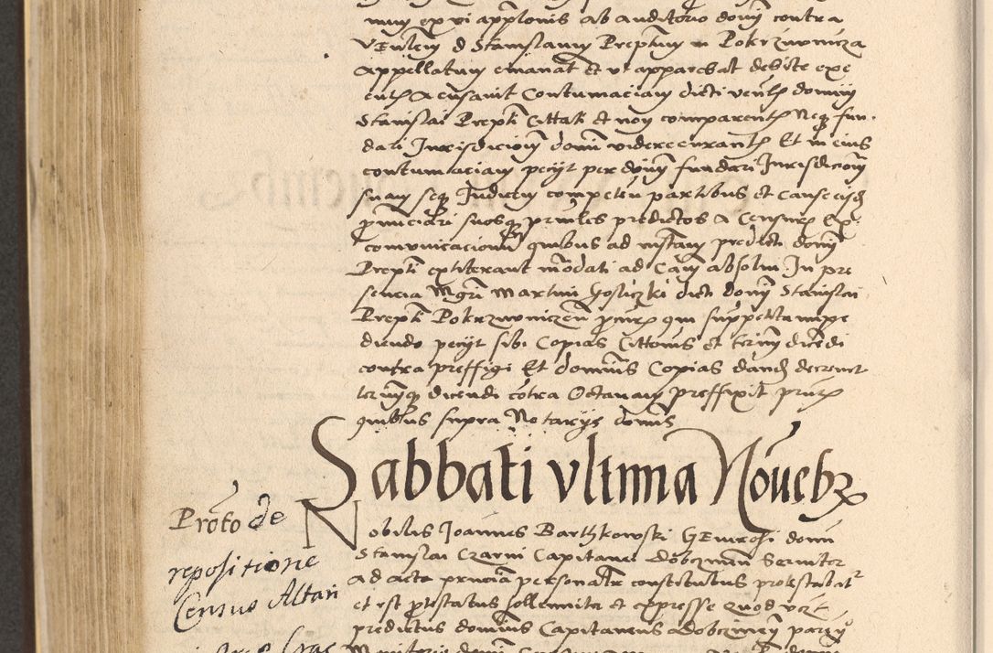 Zdjęcie nr 504 dla obiektu archiwalnego: Acta actorum coram reverendo patre domino Nicolao Bedlenski scholastico vicarioque in spiritualibus gernerali Cracoviensi ad annum Domini millesimum quingentesimum tricesimum septimum, cuius indicio est decima, pontificatus sanctissimi in Christo patris et domini nostri domini Pauli divina providencia papr tercii, anno tercio, feliciter continuantur