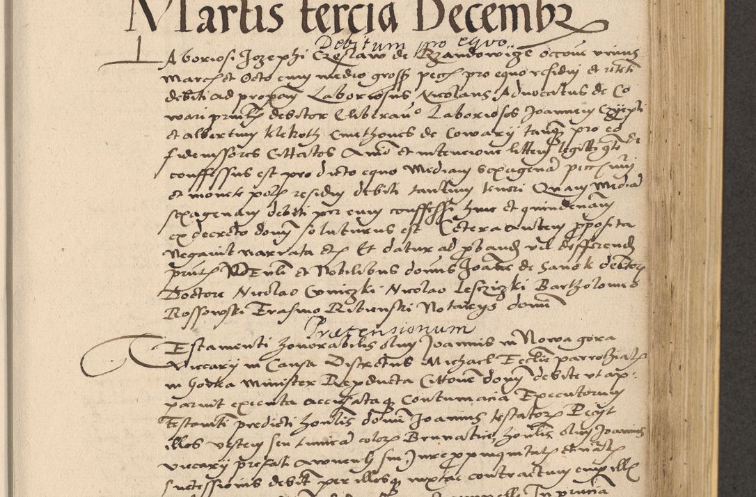 Zdjęcie nr 505 dla obiektu archiwalnego: Acta actorum coram reverendo patre domino Nicolao Bedlenski scholastico vicarioque in spiritualibus gernerali Cracoviensi ad annum Domini millesimum quingentesimum tricesimum septimum, cuius indicio est decima, pontificatus sanctissimi in Christo patris et domini nostri domini Pauli divina providencia papr tercii, anno tercio, feliciter continuantur