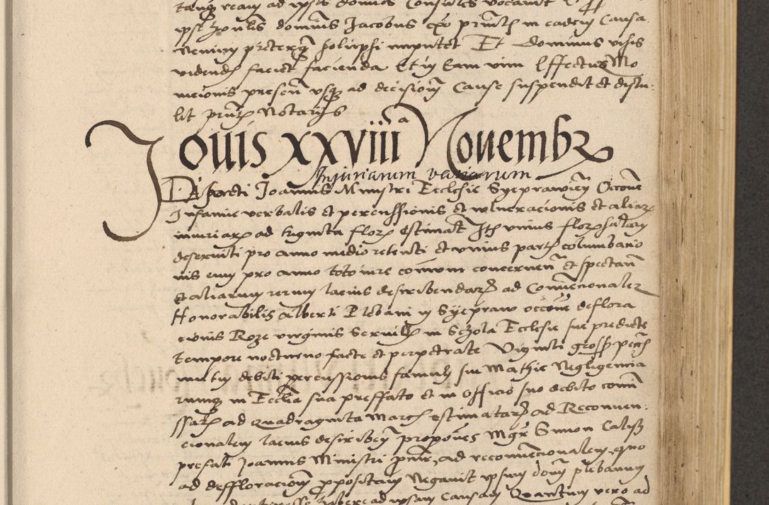Zdjęcie nr 503 dla obiektu archiwalnego: Acta actorum coram reverendo patre domino Nicolao Bedlenski scholastico vicarioque in spiritualibus gernerali Cracoviensi ad annum Domini millesimum quingentesimum tricesimum septimum, cuius indicio est decima, pontificatus sanctissimi in Christo patris et domini nostri domini Pauli divina providencia papr tercii, anno tercio, feliciter continuantur