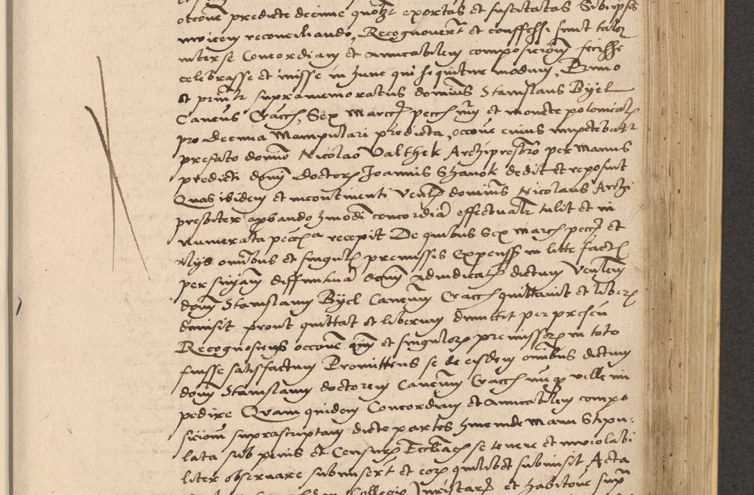 Zdjęcie nr 501 dla obiektu archiwalnego: Acta actorum coram reverendo patre domino Nicolao Bedlenski scholastico vicarioque in spiritualibus gernerali Cracoviensi ad annum Domini millesimum quingentesimum tricesimum septimum, cuius indicio est decima, pontificatus sanctissimi in Christo patris et domini nostri domini Pauli divina providencia papr tercii, anno tercio, feliciter continuantur