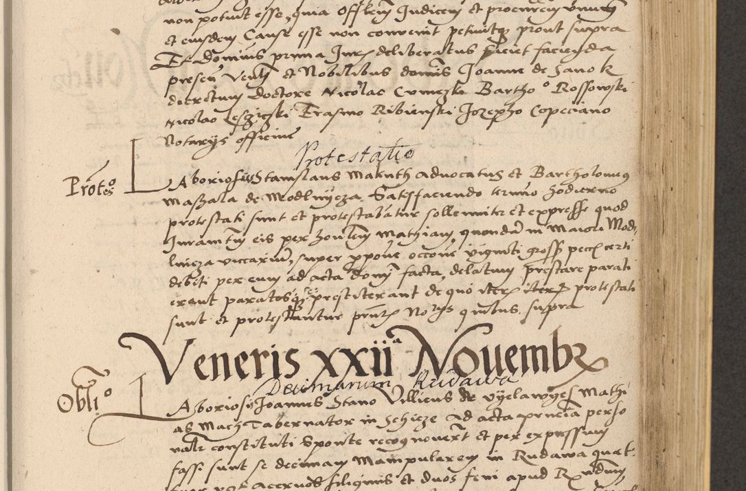 Zdjęcie nr 493 dla obiektu archiwalnego: Acta actorum coram reverendo patre domino Nicolao Bedlenski scholastico vicarioque in spiritualibus gernerali Cracoviensi ad annum Domini millesimum quingentesimum tricesimum septimum, cuius indicio est decima, pontificatus sanctissimi in Christo patris et domini nostri domini Pauli divina providencia papr tercii, anno tercio, feliciter continuantur