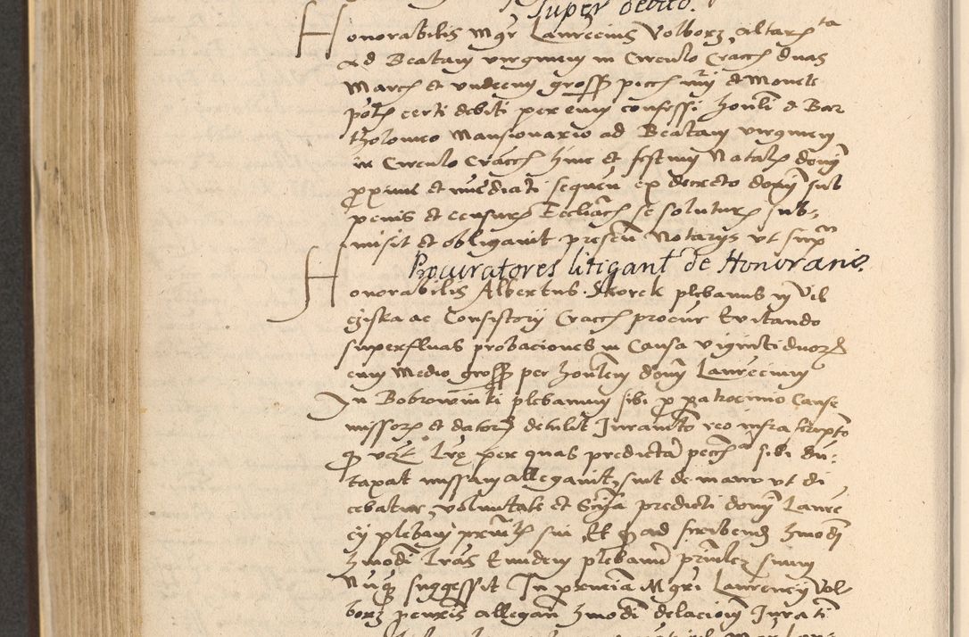 Zdjęcie nr 490 dla obiektu archiwalnego: Acta actorum coram reverendo patre domino Nicolao Bedlenski scholastico vicarioque in spiritualibus gernerali Cracoviensi ad annum Domini millesimum quingentesimum tricesimum septimum, cuius indicio est decima, pontificatus sanctissimi in Christo patris et domini nostri domini Pauli divina providencia papr tercii, anno tercio, feliciter continuantur