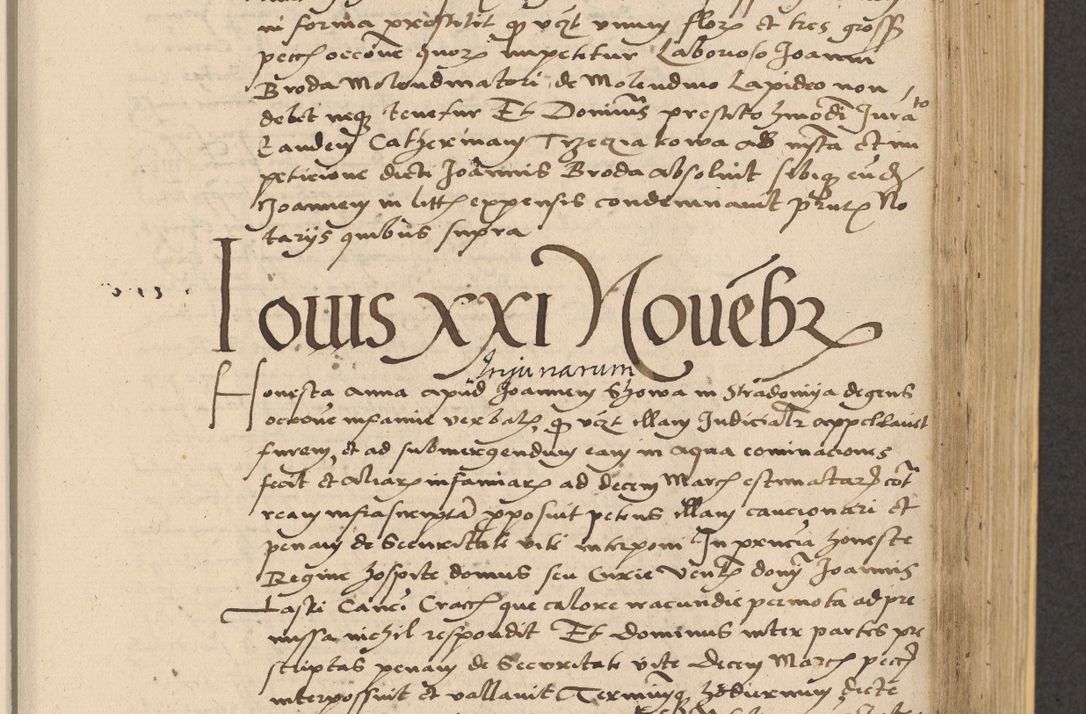 Zdjęcie nr 491 dla obiektu archiwalnego: Acta actorum coram reverendo patre domino Nicolao Bedlenski scholastico vicarioque in spiritualibus gernerali Cracoviensi ad annum Domini millesimum quingentesimum tricesimum septimum, cuius indicio est decima, pontificatus sanctissimi in Christo patris et domini nostri domini Pauli divina providencia papr tercii, anno tercio, feliciter continuantur