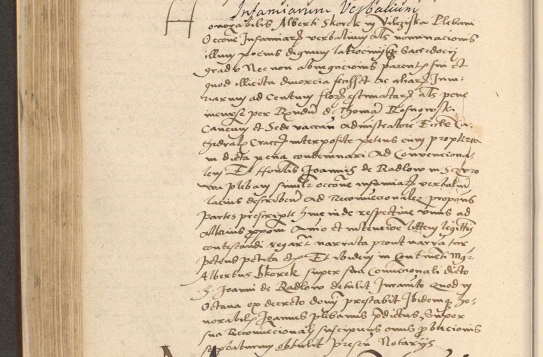 Zdjęcie nr 486 dla obiektu archiwalnego: Acta actorum coram reverendo patre domino Nicolao Bedlenski scholastico vicarioque in spiritualibus gernerali Cracoviensi ad annum Domini millesimum quingentesimum tricesimum septimum, cuius indicio est decima, pontificatus sanctissimi in Christo patris et domini nostri domini Pauli divina providencia papr tercii, anno tercio, feliciter continuantur