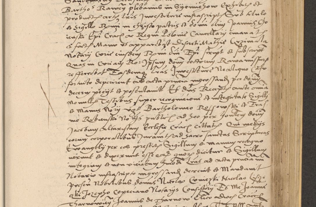Zdjęcie nr 487 dla obiektu archiwalnego: Acta actorum coram reverendo patre domino Nicolao Bedlenski scholastico vicarioque in spiritualibus gernerali Cracoviensi ad annum Domini millesimum quingentesimum tricesimum septimum, cuius indicio est decima, pontificatus sanctissimi in Christo patris et domini nostri domini Pauli divina providencia papr tercii, anno tercio, feliciter continuantur