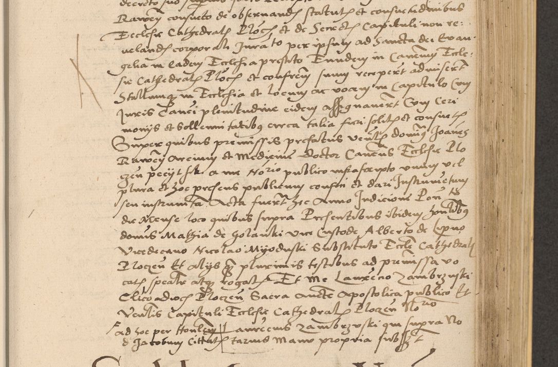 Zdjęcie nr 485 dla obiektu archiwalnego: Acta actorum coram reverendo patre domino Nicolao Bedlenski scholastico vicarioque in spiritualibus gernerali Cracoviensi ad annum Domini millesimum quingentesimum tricesimum septimum, cuius indicio est decima, pontificatus sanctissimi in Christo patris et domini nostri domini Pauli divina providencia papr tercii, anno tercio, feliciter continuantur