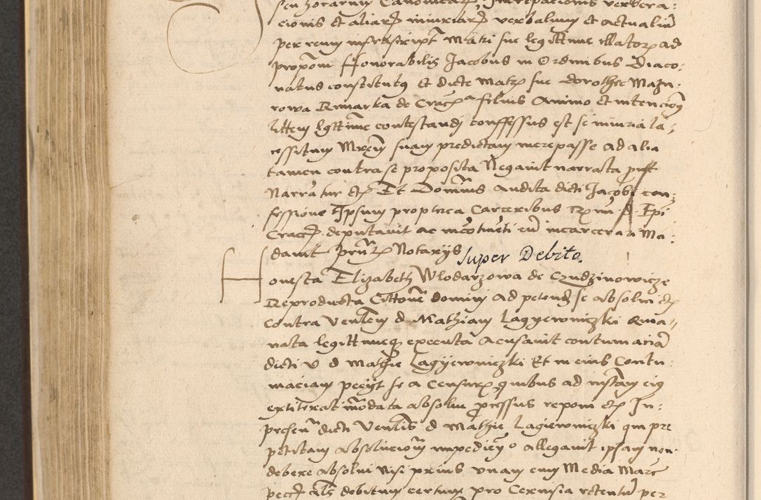 Zdjęcie nr 480 dla obiektu archiwalnego: Acta actorum coram reverendo patre domino Nicolao Bedlenski scholastico vicarioque in spiritualibus gernerali Cracoviensi ad annum Domini millesimum quingentesimum tricesimum septimum, cuius indicio est decima, pontificatus sanctissimi in Christo patris et domini nostri domini Pauli divina providencia papr tercii, anno tercio, feliciter continuantur