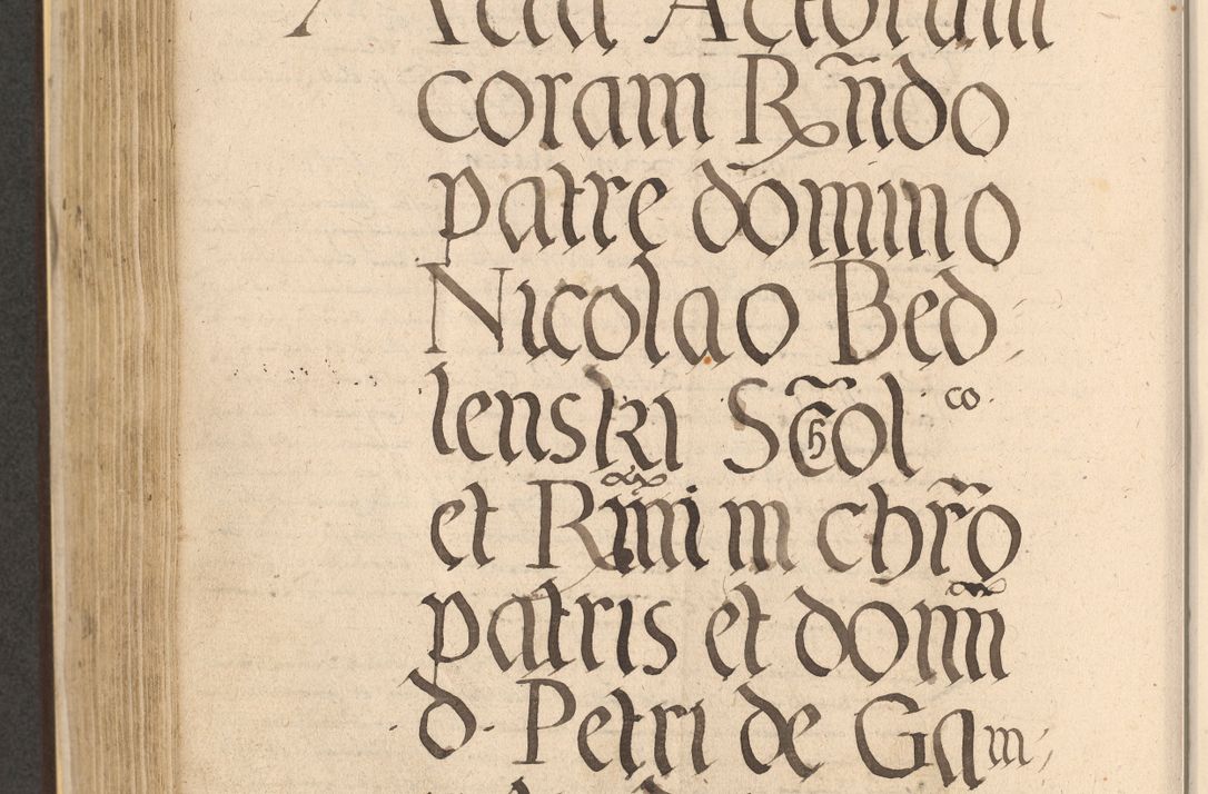 Zdjęcie nr 472 dla obiektu archiwalnego: Acta actorum coram reverendo patre domino Nicolao Bedlenski scholastico vicarioque in spiritualibus gernerali Cracoviensi ad annum Domini millesimum quingentesimum tricesimum septimum, cuius indicio est decima, pontificatus sanctissimi in Christo patris et domini nostri domini Pauli divina providencia papr tercii, anno tercio, feliciter continuantur