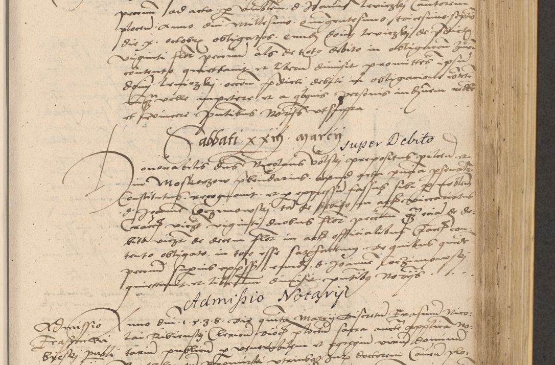 Zdjęcie nr 467 dla obiektu archiwalnego: Acta actorum coram reverendo patre domino Nicolao Bedlenski scholastico vicarioque in spiritualibus gernerali Cracoviensi ad annum Domini millesimum quingentesimum tricesimum septimum, cuius indicio est decima, pontificatus sanctissimi in Christo patris et domini nostri domini Pauli divina providencia papr tercii, anno tercio, feliciter continuantur