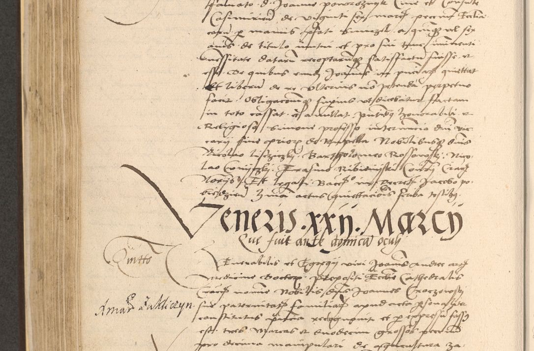 Zdjęcie nr 466 dla obiektu archiwalnego: Acta actorum coram reverendo patre domino Nicolao Bedlenski scholastico vicarioque in spiritualibus gernerali Cracoviensi ad annum Domini millesimum quingentesimum tricesimum septimum, cuius indicio est decima, pontificatus sanctissimi in Christo patris et domini nostri domini Pauli divina providencia papr tercii, anno tercio, feliciter continuantur