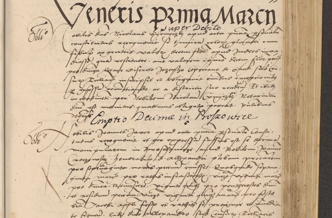 Zdjęcie nr 453 dla obiektu archiwalnego: Acta actorum coram reverendo patre domino Nicolao Bedlenski scholastico vicarioque in spiritualibus gernerali Cracoviensi ad annum Domini millesimum quingentesimum tricesimum septimum, cuius indicio est decima, pontificatus sanctissimi in Christo patris et domini nostri domini Pauli divina providencia papr tercii, anno tercio, feliciter continuantur