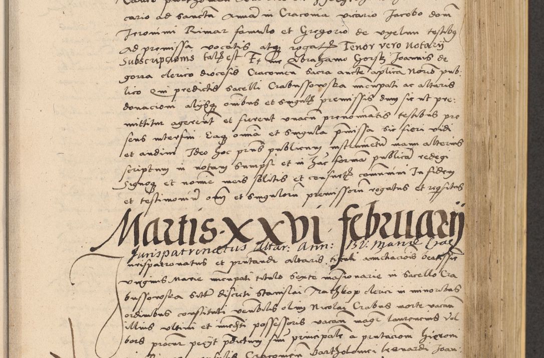 Zdjęcie nr 447 dla obiektu archiwalnego: Acta actorum coram reverendo patre domino Nicolao Bedlenski scholastico vicarioque in spiritualibus gernerali Cracoviensi ad annum Domini millesimum quingentesimum tricesimum septimum, cuius indicio est decima, pontificatus sanctissimi in Christo patris et domini nostri domini Pauli divina providencia papr tercii, anno tercio, feliciter continuantur